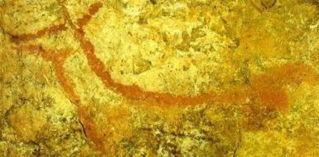 Figuras pintadas de la cueva de Arenaza
